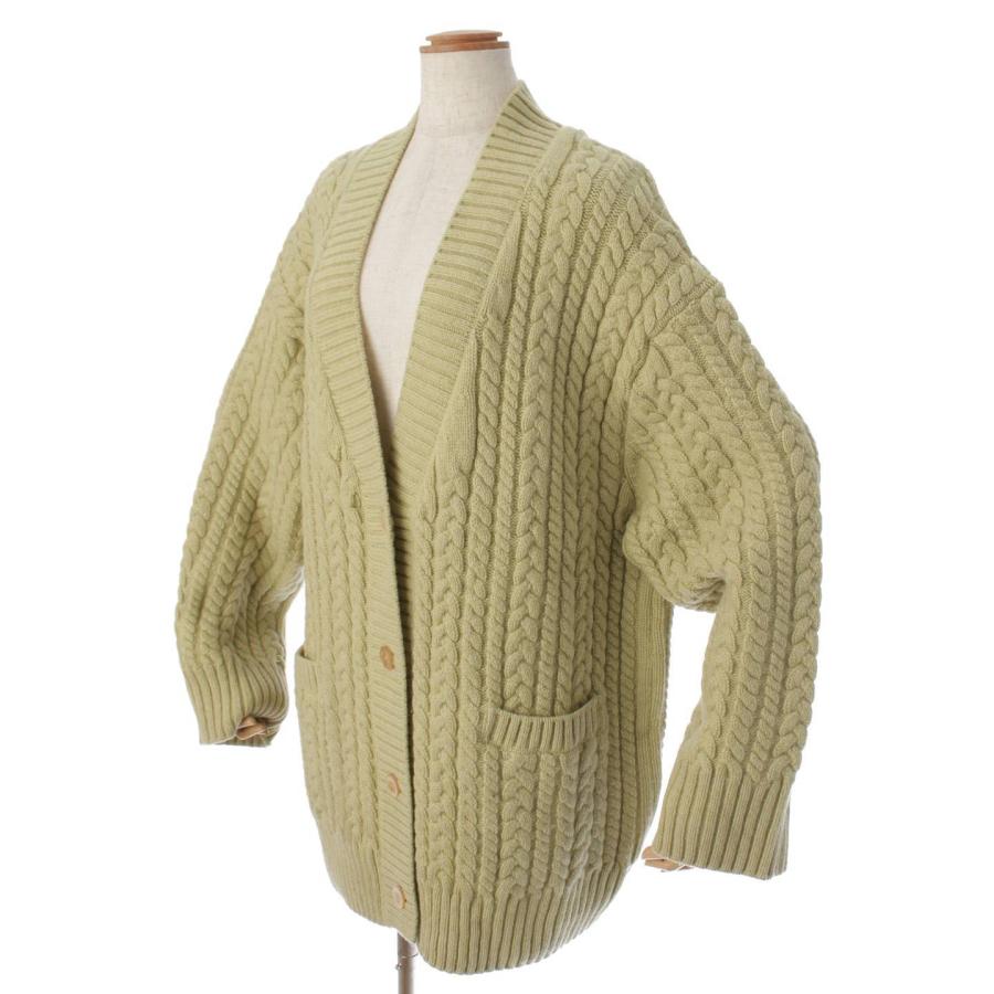 Yori 【ヨリ】yori 22AW ウール ケーブル ニット カーディガン Yori 【ヨリ】yori 22AW ウール ケーブル ニット カーディガン