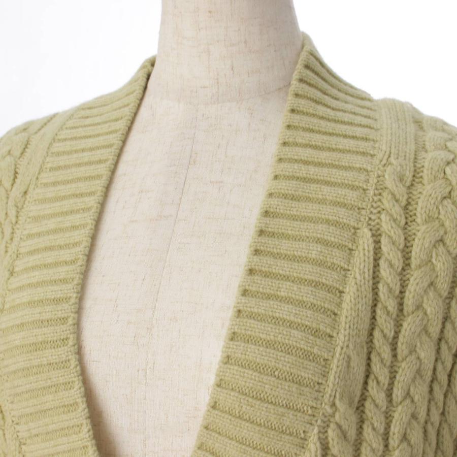 Yori 【ヨリ】yori 22AW ウール ケーブル ニット カーディガン Yori 【ヨリ】yori 22AW ウール ケーブル ニット カーディガン