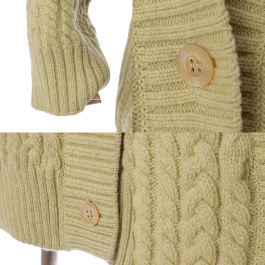 Yori 【ヨリ】yori 22AW ウール ケーブル ニット カーディガン Yori 【ヨリ】yori 22AW ウール ケーブル ニット カーディガン
