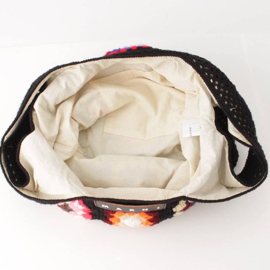 MARNI 【マルニ】Marni フラワー ニット フィッシュ ロゴ トート MARNI 【マルニ】Marni フラワー ニット フィッシュ ロゴ トート