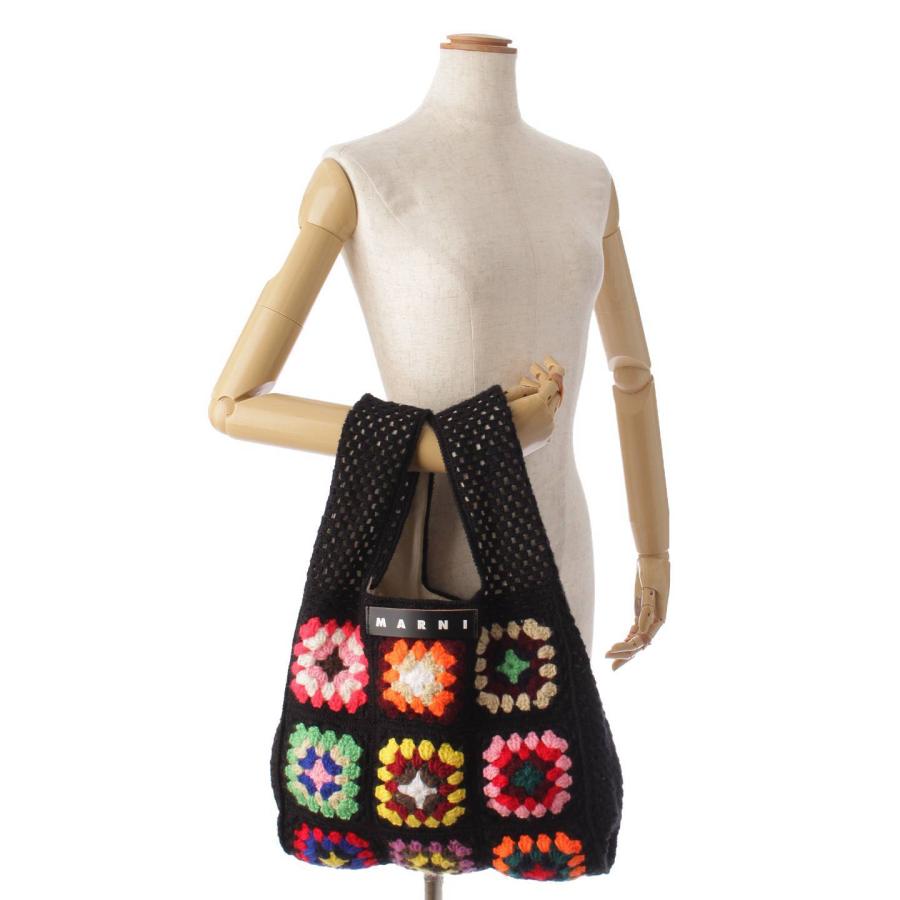 MARNI 【マルニ】Marni フラワー ニット フィッシュ ロゴ トート MARNI 【マルニ】Marni フラワー ニット フィッシュ ロゴ トート
