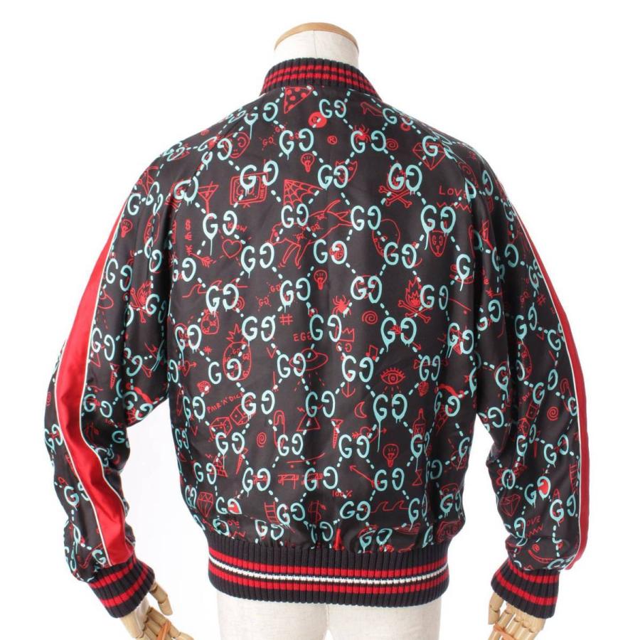 GUCCI 【グッチ】Gucci GGゴースト シルク スカジャン ボンバー GUCCI 【グッチ】Gucci GGゴースト シルク スカジャン ボンバー