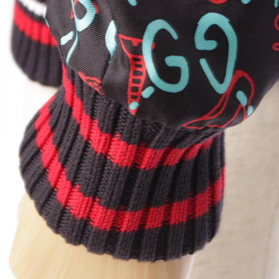 GUCCI 【グッチ】Gucci GGゴースト シルク スカジャン ボンバー GUCCI 【グッチ】Gucci GGゴースト シルク スカジャン ボンバー
