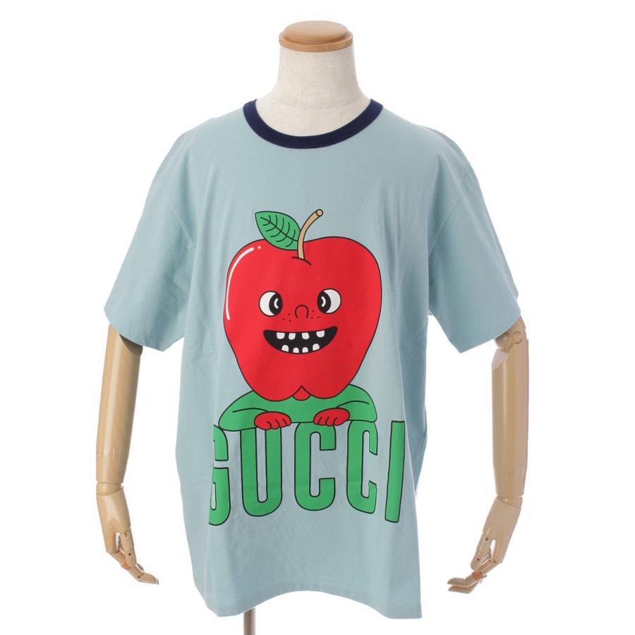 GUCCI 【グッチ】Gucci アップルプリント オーバーサイズ Tシャツ  