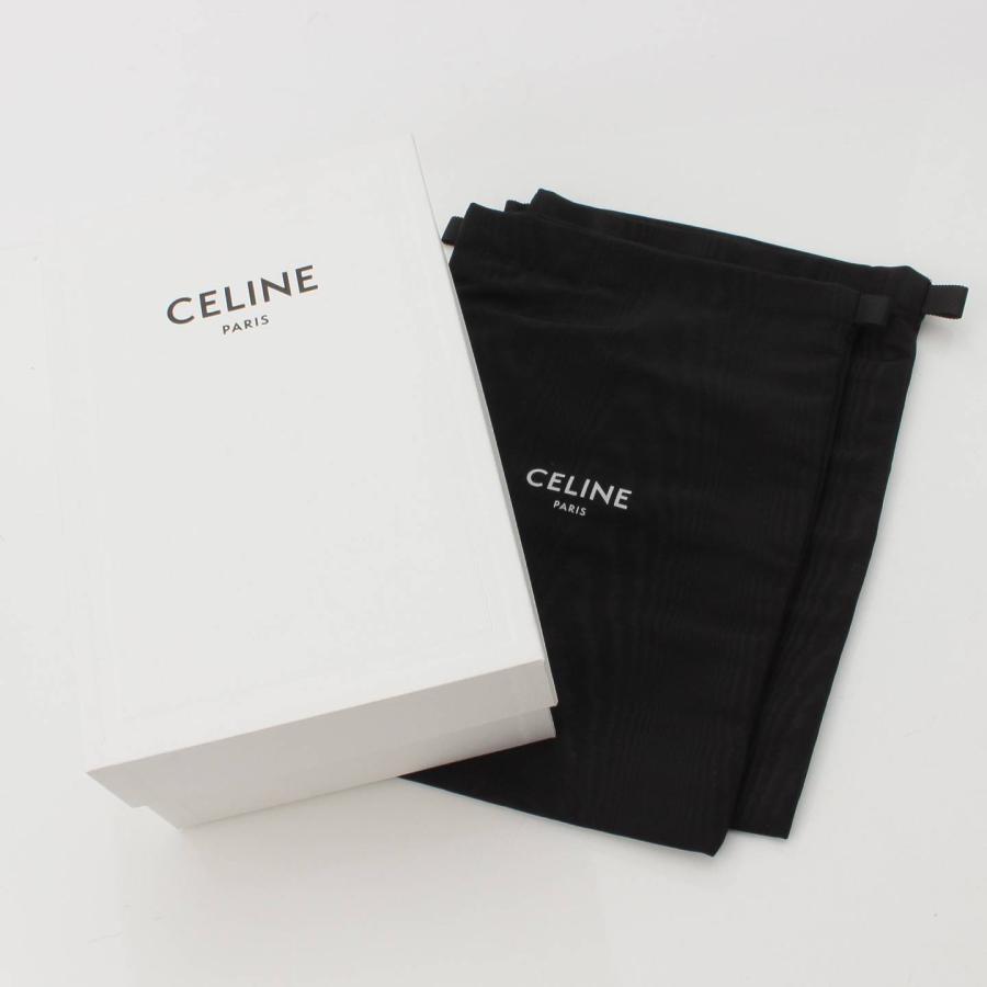 セリーヌ】Celine アニマル柄 ハラコ ウッドヒール サボサンダル