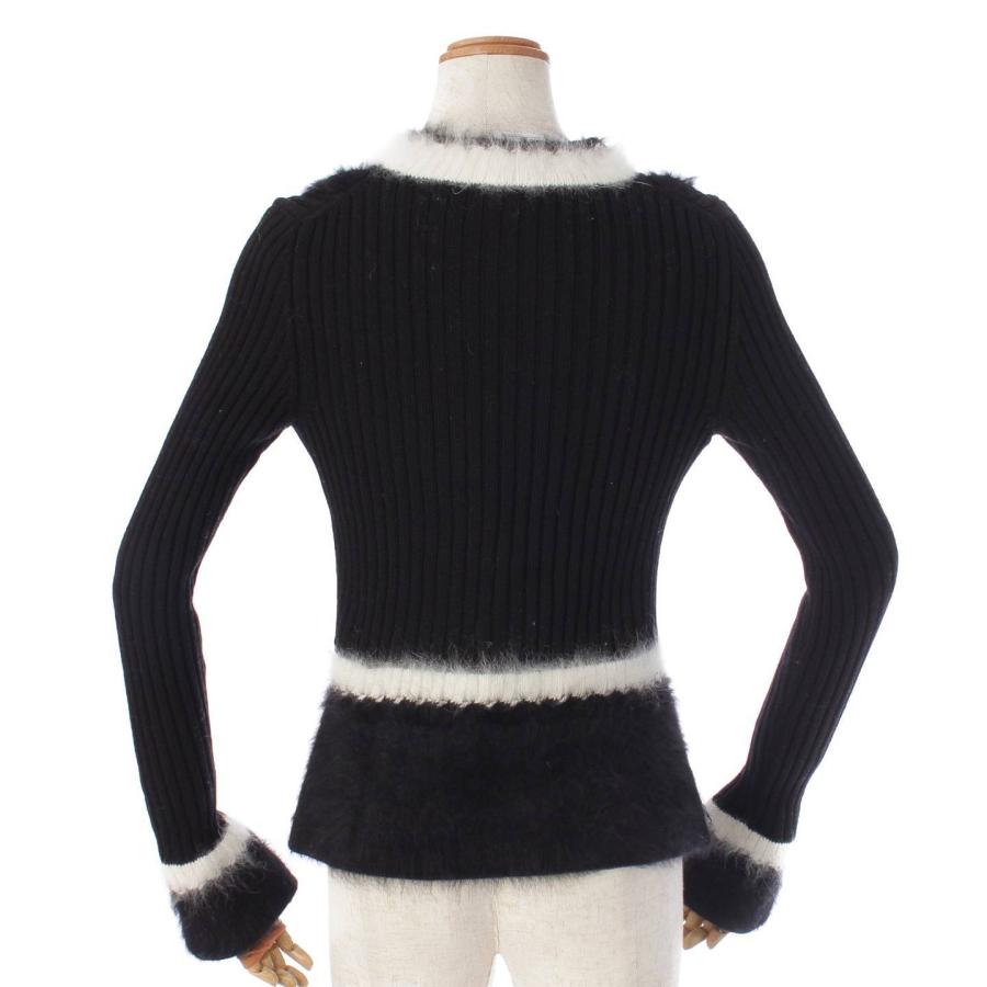 シャネル】Chanel ココマーク クルーネック ウール×モヘア ニット 