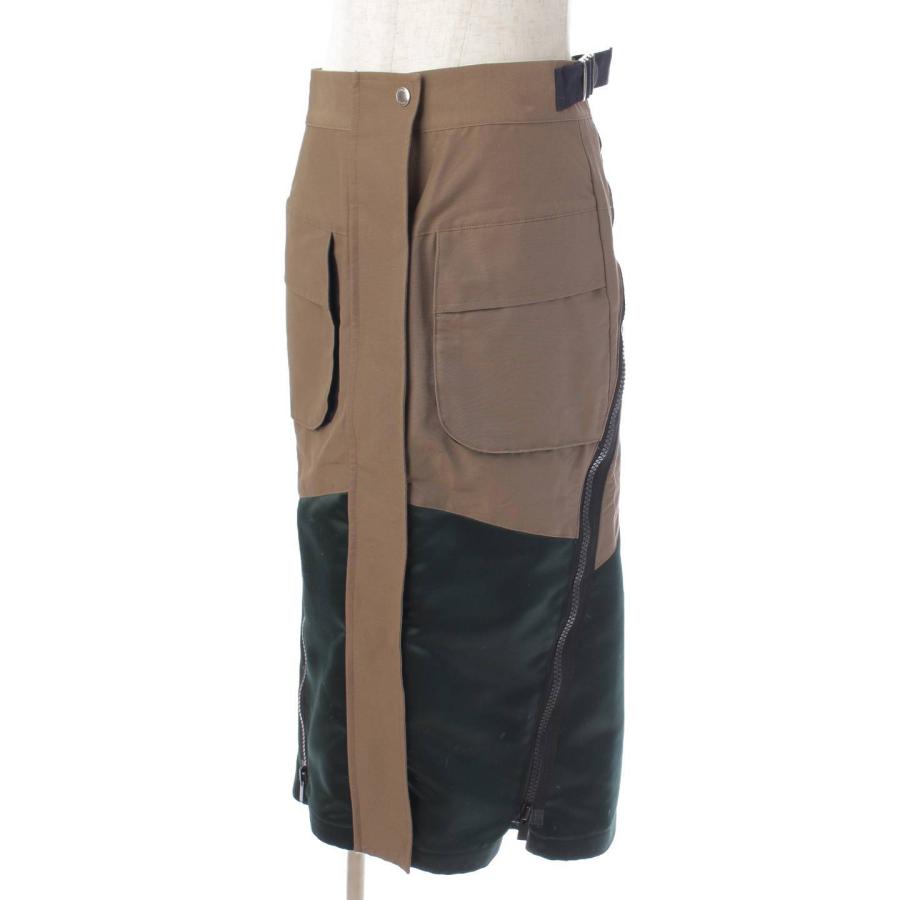 sacai 【サカイ】sacai 22SS グログラン ミックス ジャケット スカート 