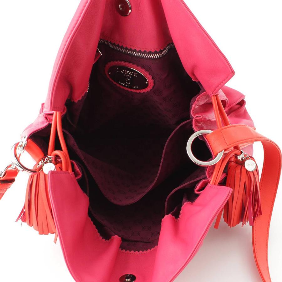 ロエベ】Loewe フラメンコ ナッパレザー ショルダーバッグ ピンク
