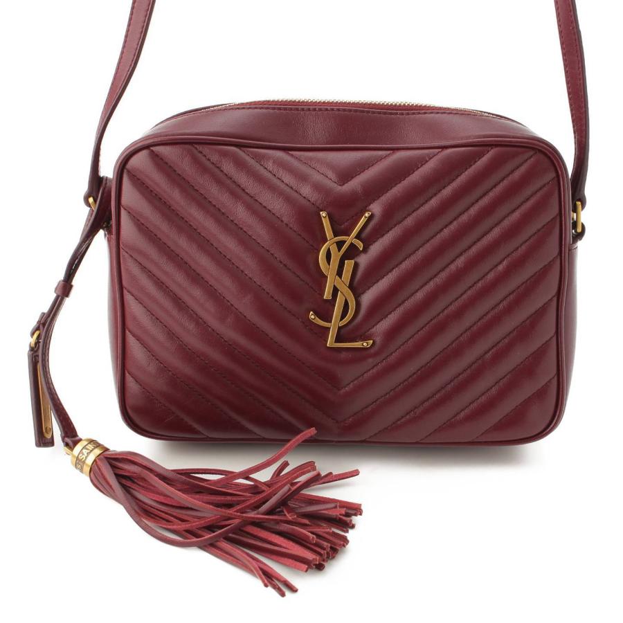 YSL バーガンディ ショルダーバッグ YSL バーガンディ ショルダーバッグ
