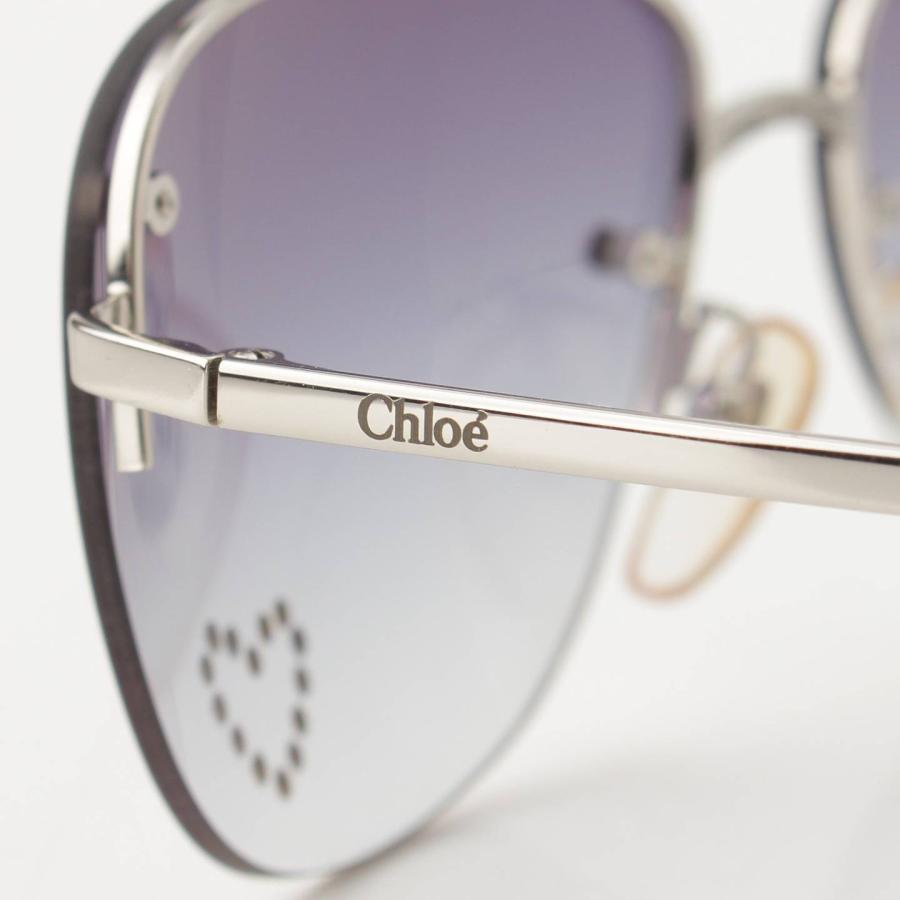 Chloe 【クロエ】Chloe ハート ラインストーン ハーフリム Chloe 【クロエ】Chloe ハート ラインストーン ハーフリム