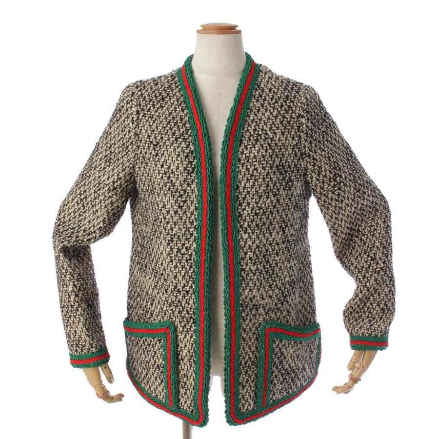 GUCCI 【グッチ】Gucci 20SS ツイード ノーカラージャケット コート 