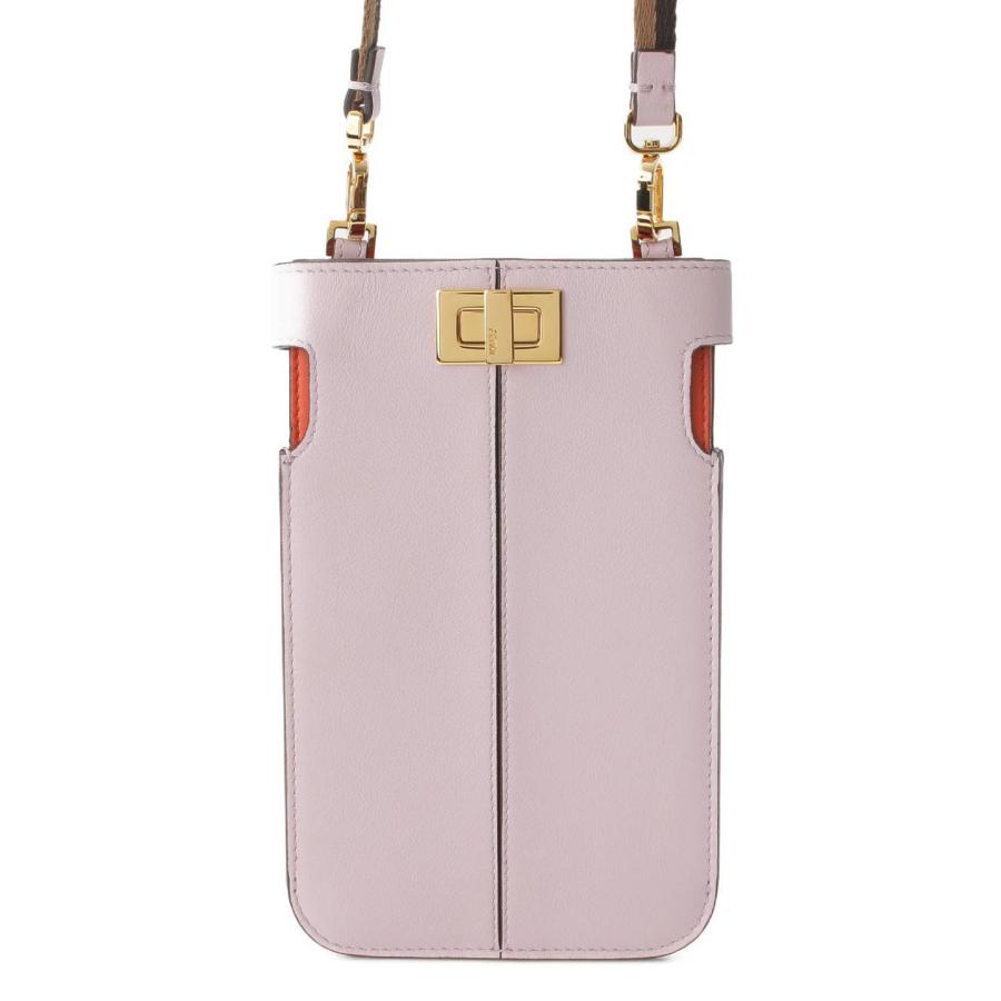 FENDI 【フェンディ】Fendi ピーカブー レザー フォンケース フォン  