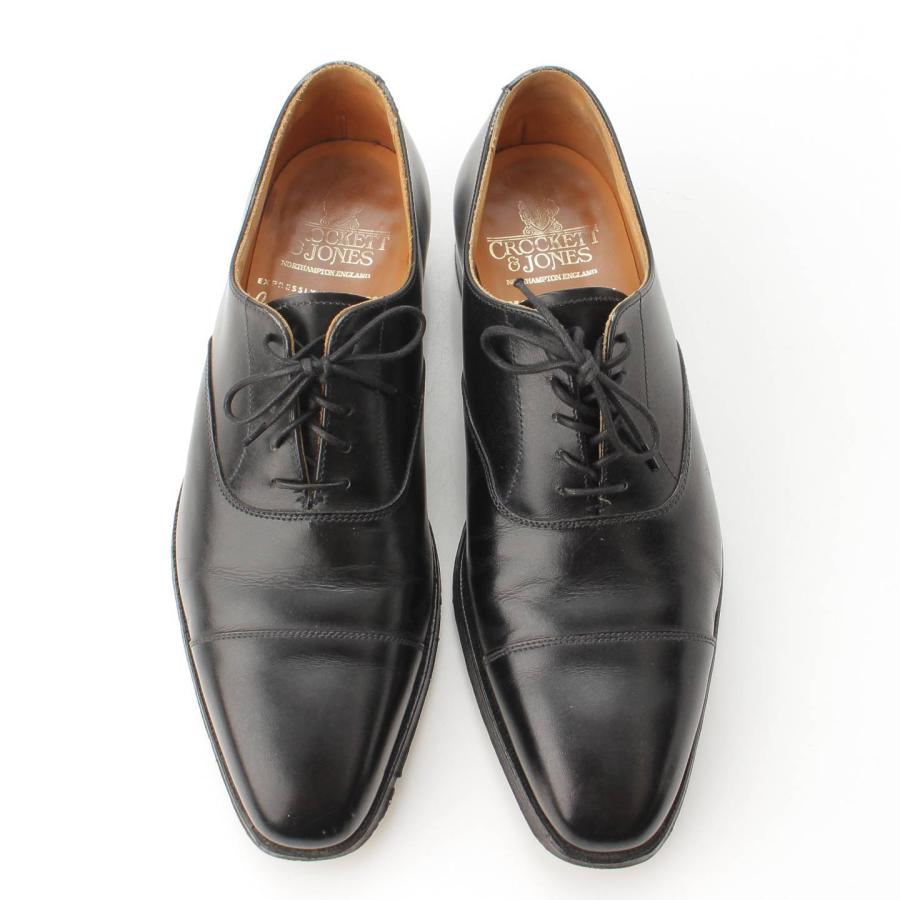 【クロケット＆ジョーンズ】Crockett&Jones　ポールスミス メンズ レザー ストレートチップ シューズ 5057 ブラック 7 176601