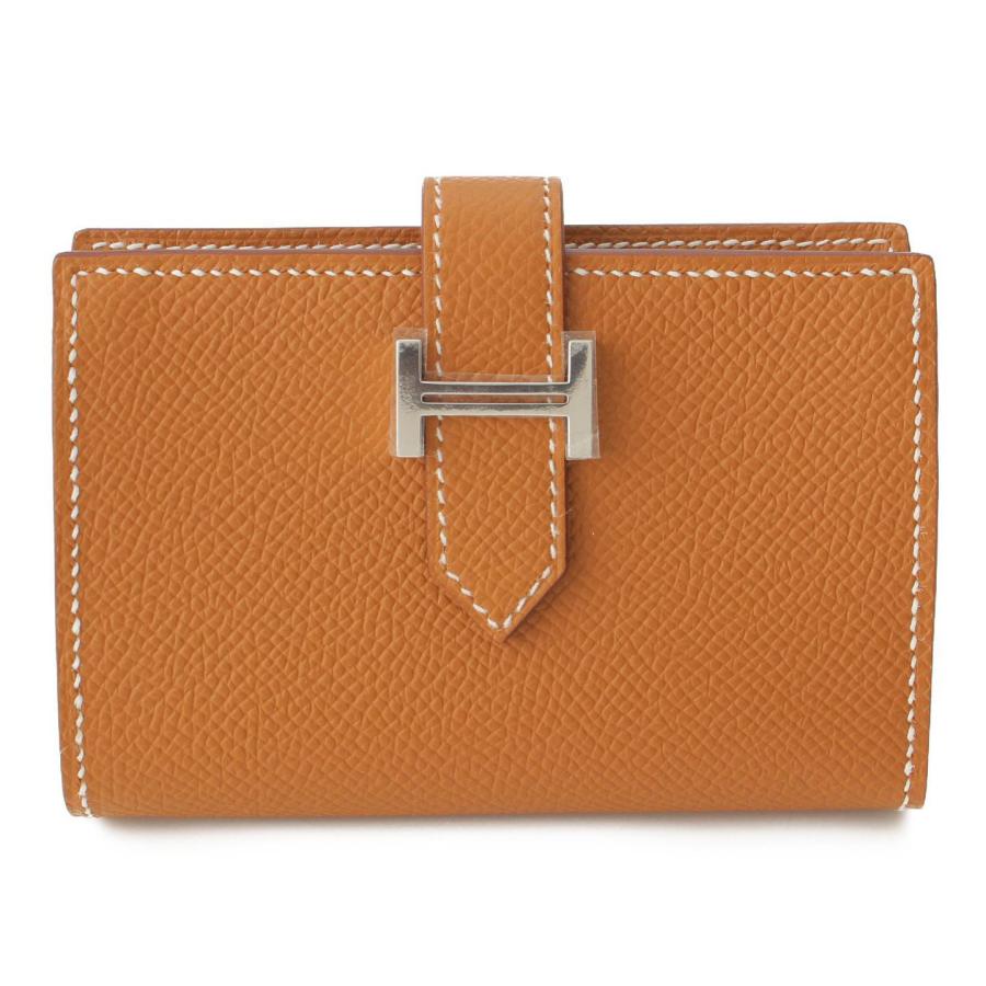 HERMES 【エルメス】Hermes ベアンミニ エプソン レザー ゴールド 