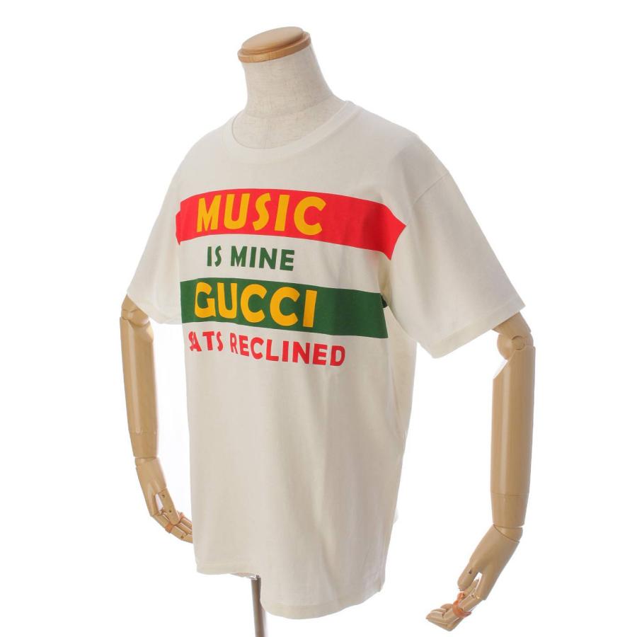 GUCCI 【グッチ】Gucci 100周年 MUSIC IS MINE プリント Tシャツ 