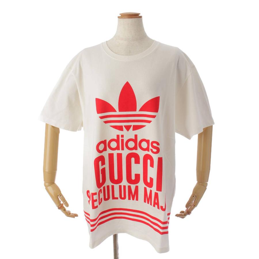 GUCCI 【グッチ】Gucci アディダス コラボ ロゴ コットン T GUCCI 【グッチ】Gucci アディダス コラボ ロゴ コットン T