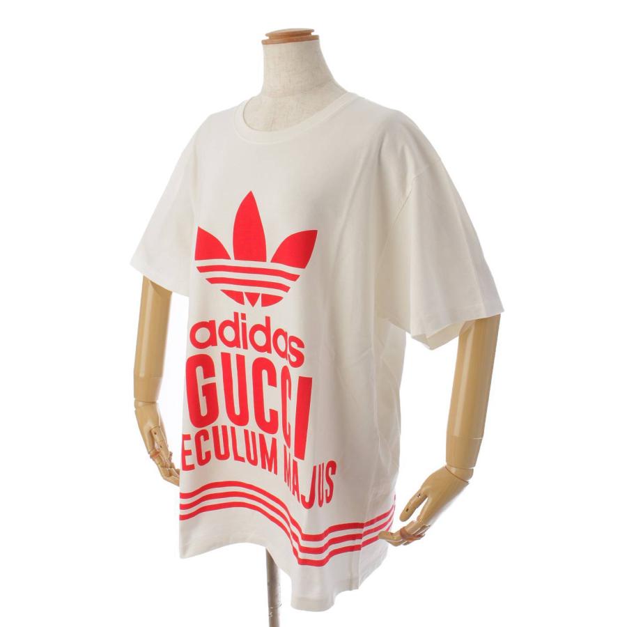 GUCCI 【グッチ】Gucci アディダス コラボ ロゴ コットン T GUCCI 【グッチ】Gucci アディダス コラボ ロゴ コットン T