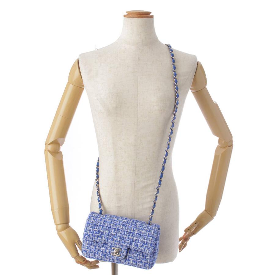 CHANEL 【シャネル】Chanel ツイード ミニマトラッセ 20 チェーン 