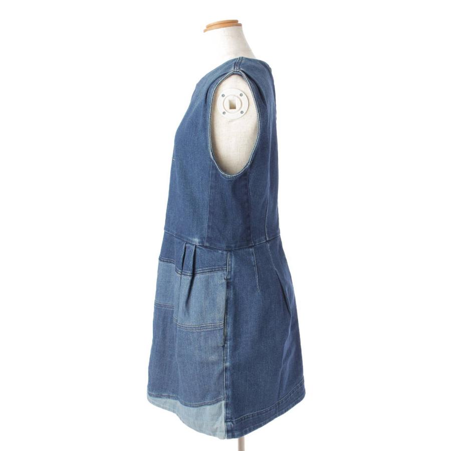 ルイヴィトン】Louis Vuitton モノグラム デニム コットンノースリーブ  