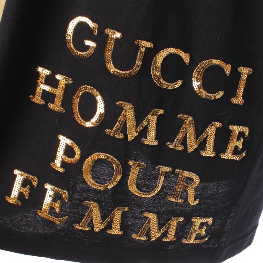 GUCCI 【グッチ】Gucci 19SS スパンコール パッチ オーバーサイズ  