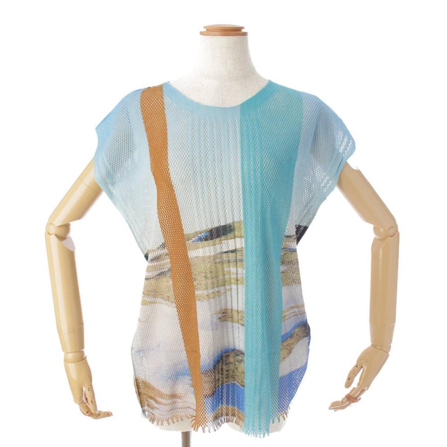 ISSEY MIYAKE 【イッセイミヤケ】Issey miyake 2018SS 風景画プリント 