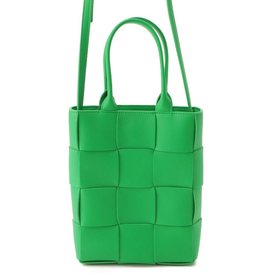 ボッテガ　ミニカセット　グリーン9/1まで値下げ ボッテガヴェネタ BOTTEGA VENETA ショルダーバッグ ミニ