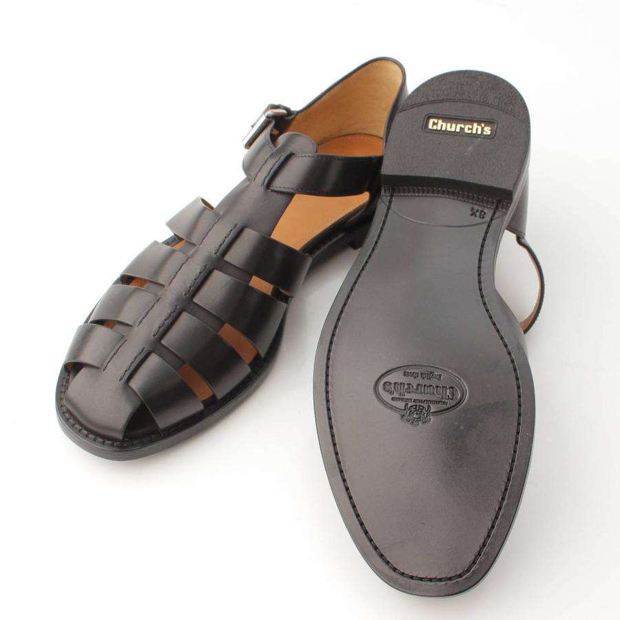 チャーチ】Church フィッシャーマン レザー グルカサンダル EX0002