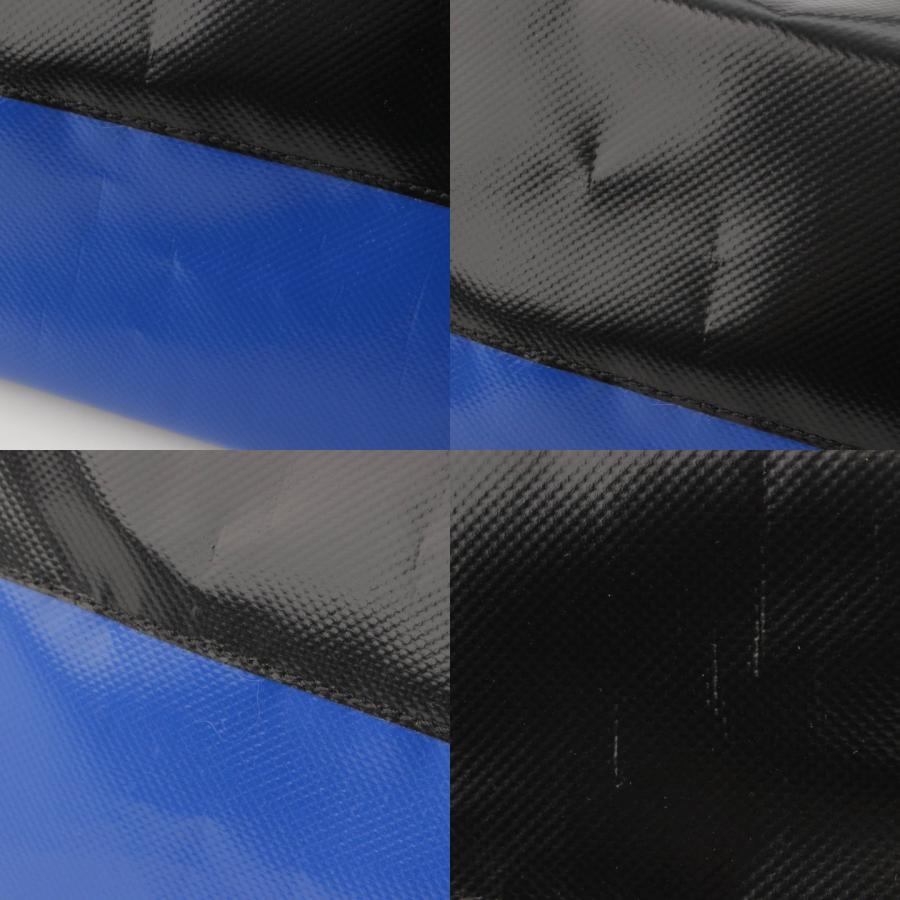 【マルニ】Marni　トライベッカ ロゴプリント ショッピング トートバッグ SHMQ0010A0 ブラック×ブルー 【中古】【正規品保証】179960｜retrojp｜09