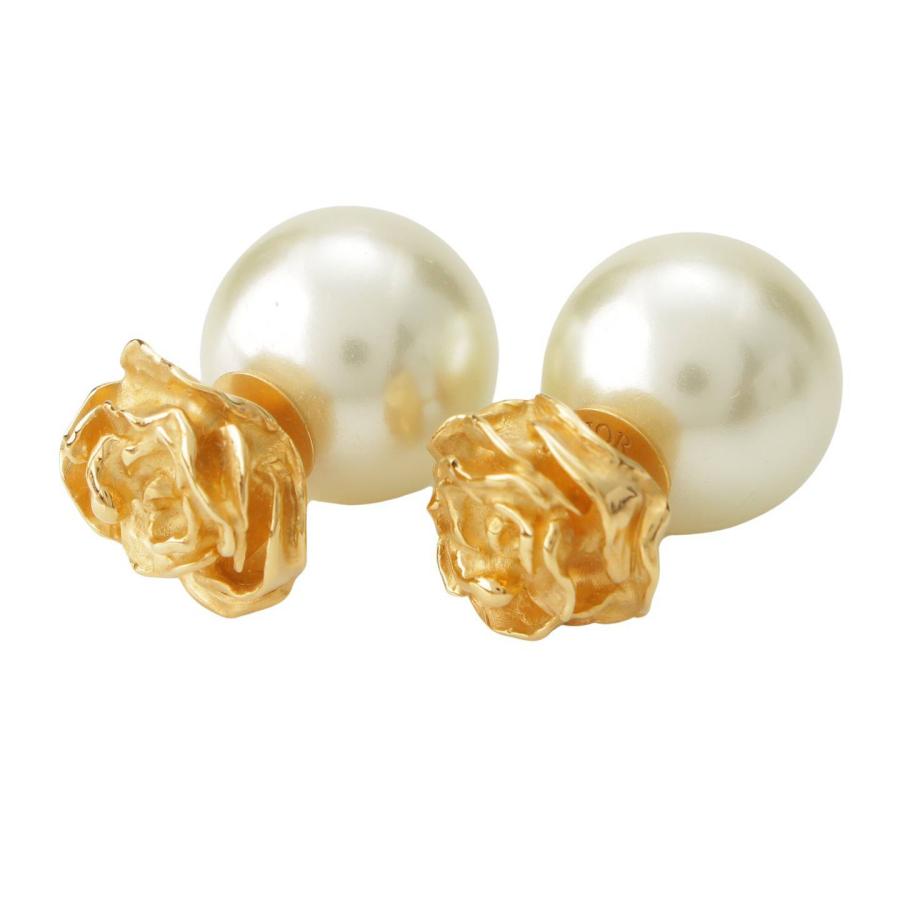 Dior 正規品ゴールド パールイヤリング