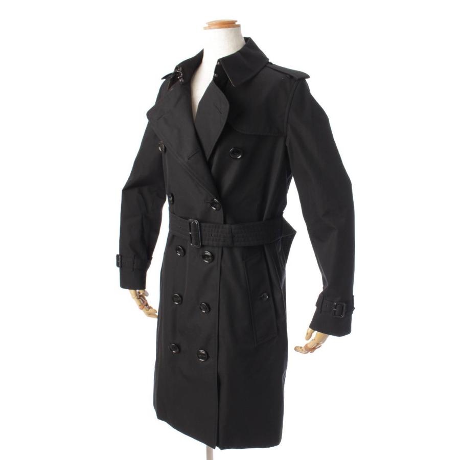 バーバリー 黒のトレンチコート ベルト付き 正規品】Burberryトレンチコート 黒ベルト付き