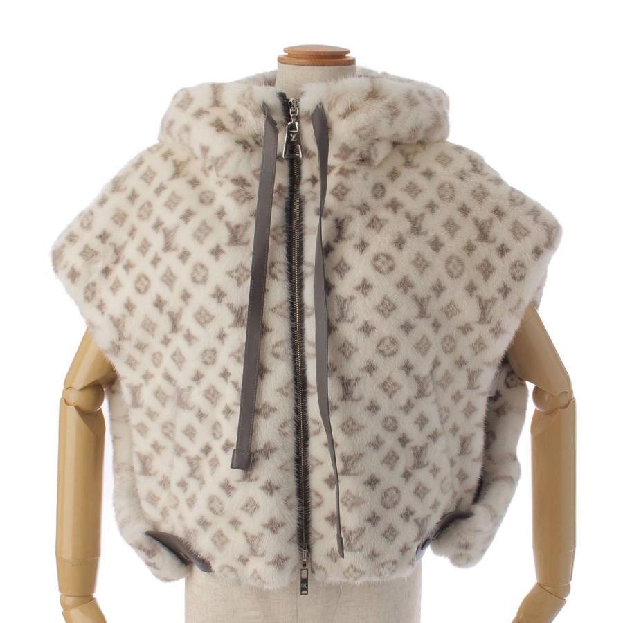 ルイヴィトン】Louis Vuitton モノグラム ミンクファー ベスト  