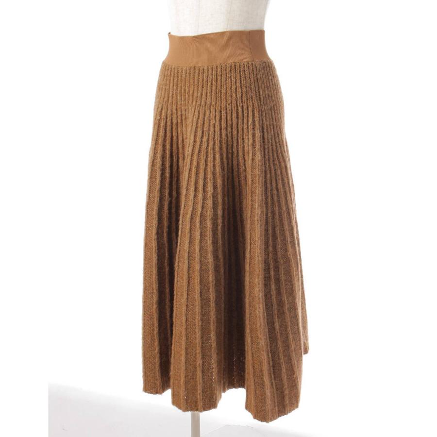 セリーヌ】Celine フィービー期 フレア モヘア混 ロングスカート 22P70  