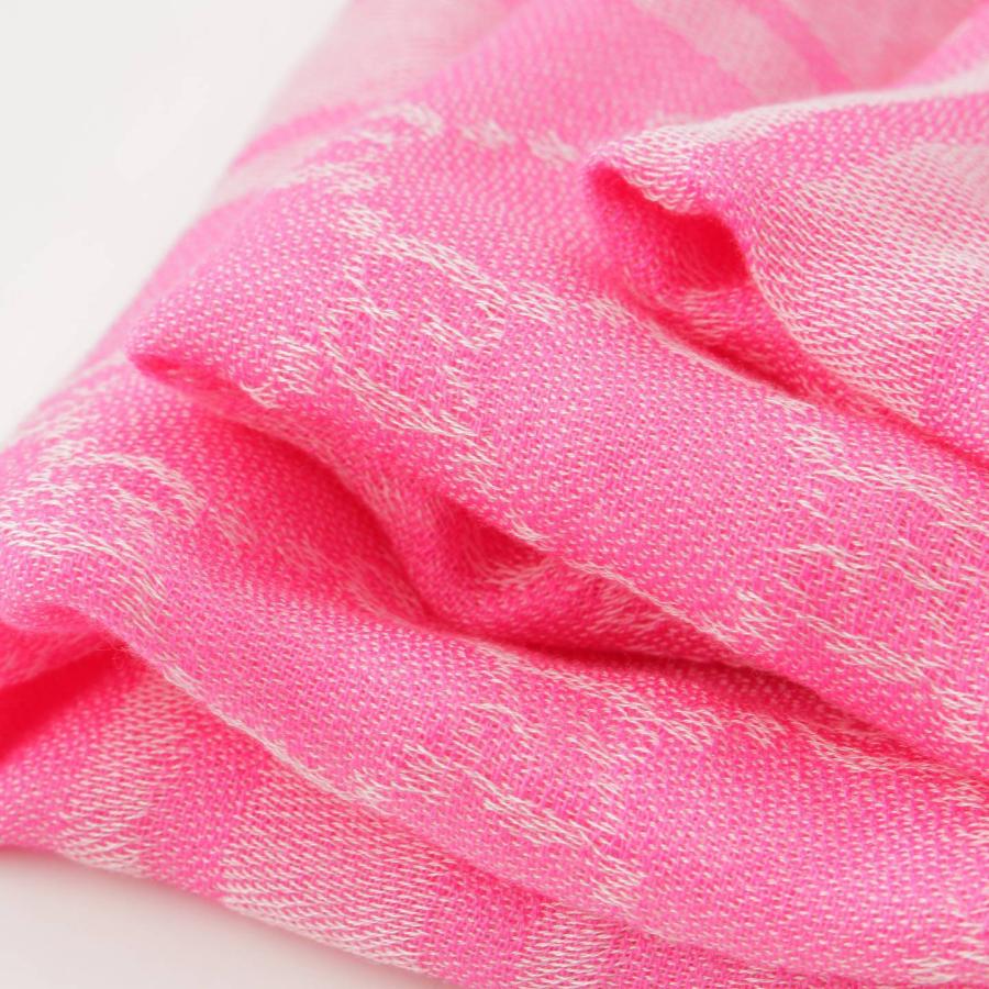 GUCCI グッチ GG柄　ディアマンテ　大判　ストール　コットン　ピンク GUCCI グッチ GG柄ディアマンテ大判ストールコットンピンク