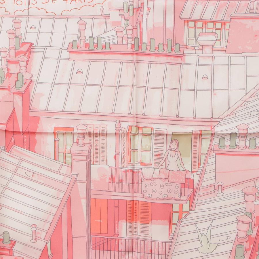 HERMESPARISエルメススカーフパリピンク新品