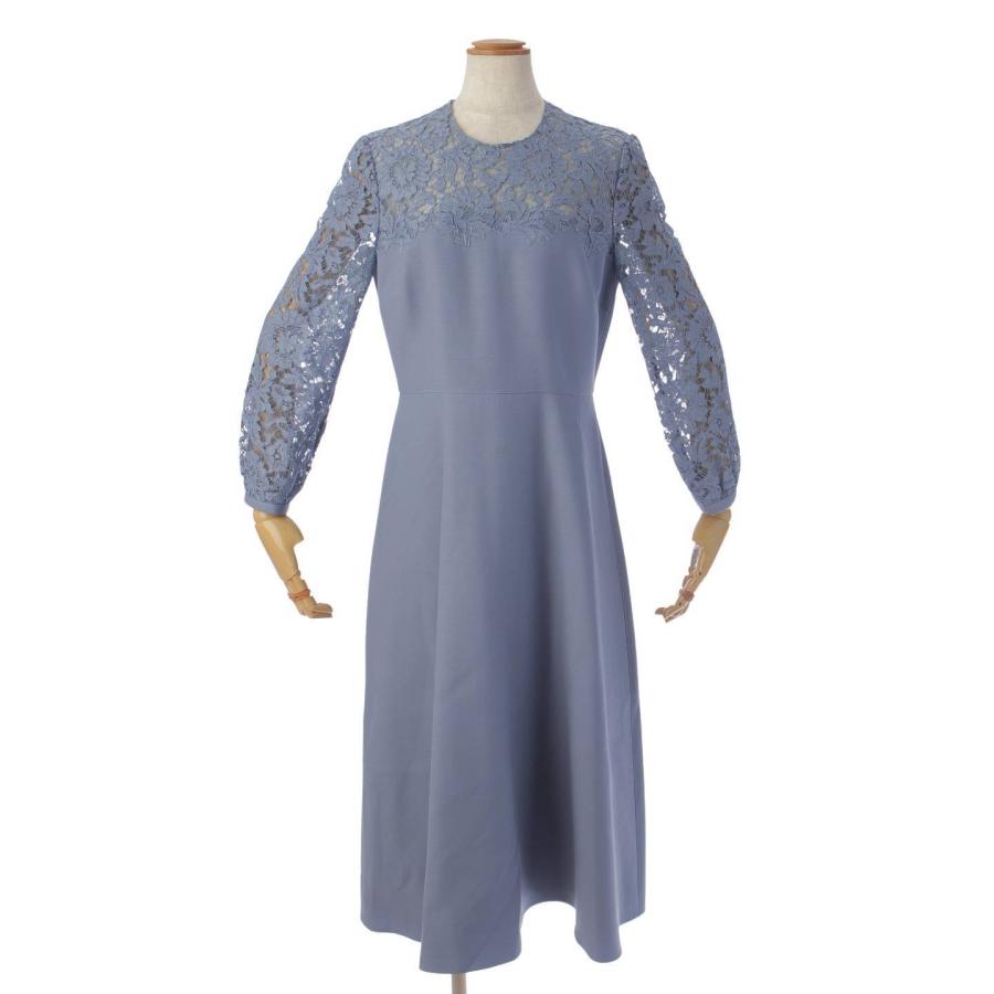 ヴァレンティノ】Valentino 20SS ウール×シルク フローラル レース  