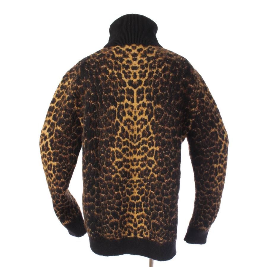 SAINT LAURENT 最終価格ヒョウ柄モヘアニットセーター