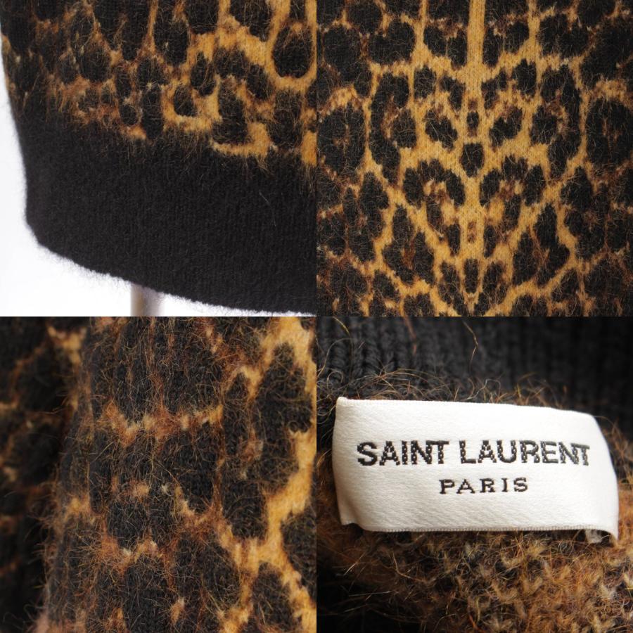 サンローランレオパードセーターニット