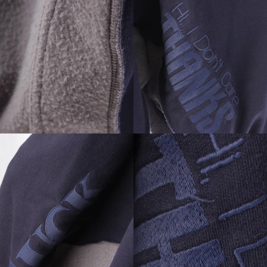 ヴェトモン】VETEMENTS メンズ 19年 ハーフジップ コットン ヴェトモン】VETEMENTS メンズ 19年 ハーフジップ コットン