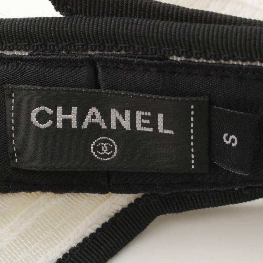 CHANEL 【シャネル】Chanel 22SS ココマーク リボン コットン サン 