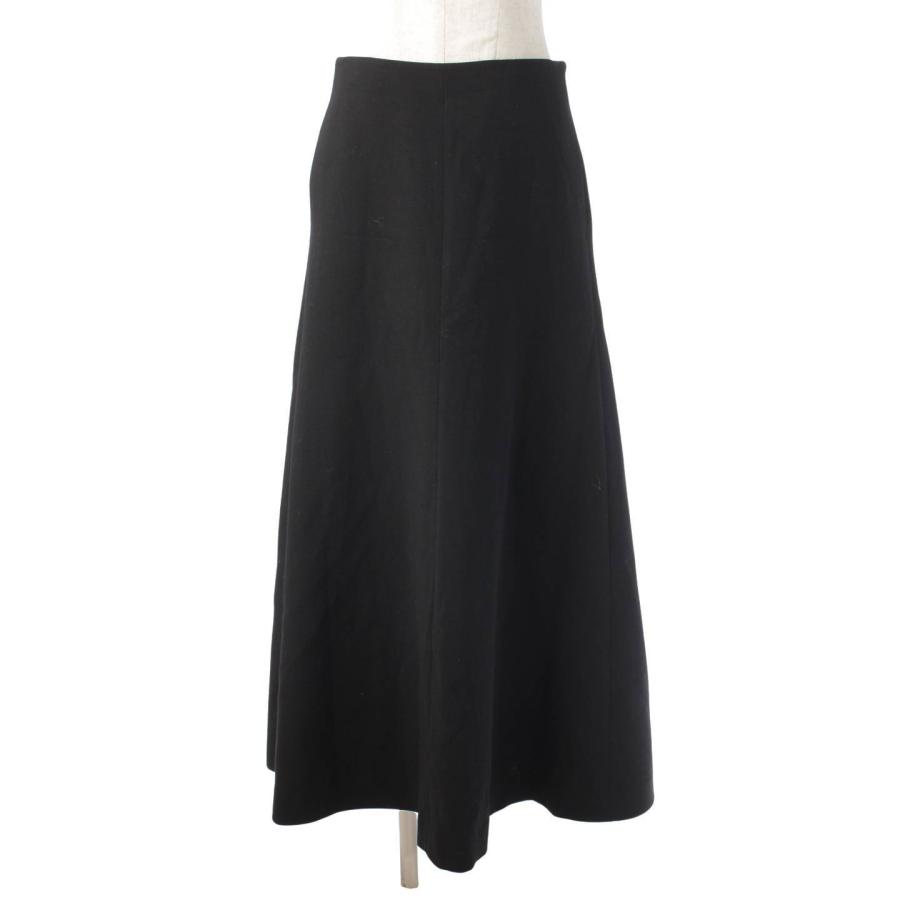 オーラリーウールフレアスカート 