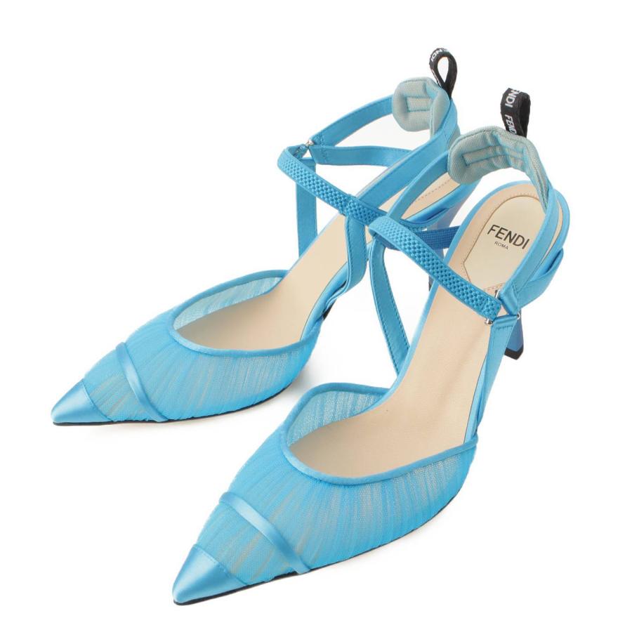 FENDI パンプス ブルー　37 1/2 FENDI パンプス ブルー37 1/2
