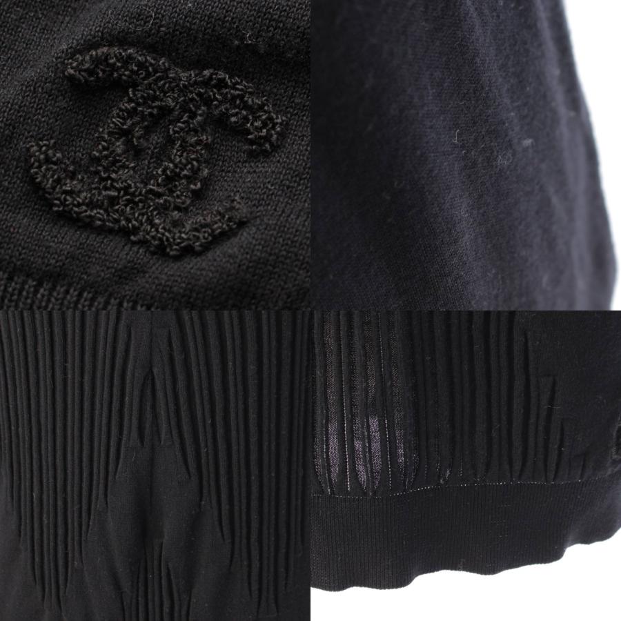 シャネル】Chanel ココマーク 長袖 コットン ロング ニット セーター 