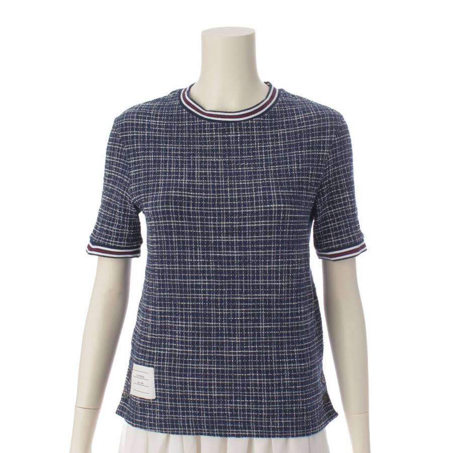 THOM BROWNE 【トムブラウン】Thom Browne ツイード風 コットン T  