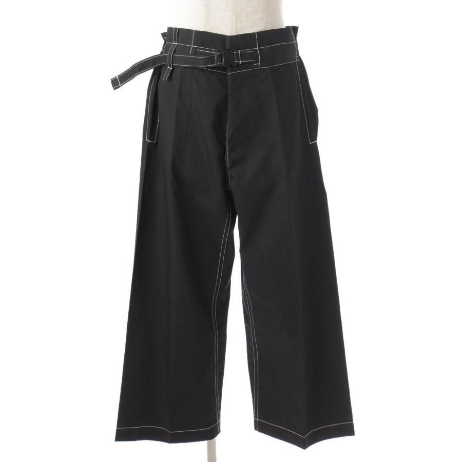 ミー イッセイミヤケ】me ISSEY MIYAKE FLAT DENIM ワイドパンツ  