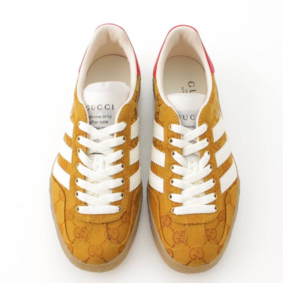 GUCCI 【グッチ】Gucci adidas コラボ ガゼル GGキャンバス スニーカー 