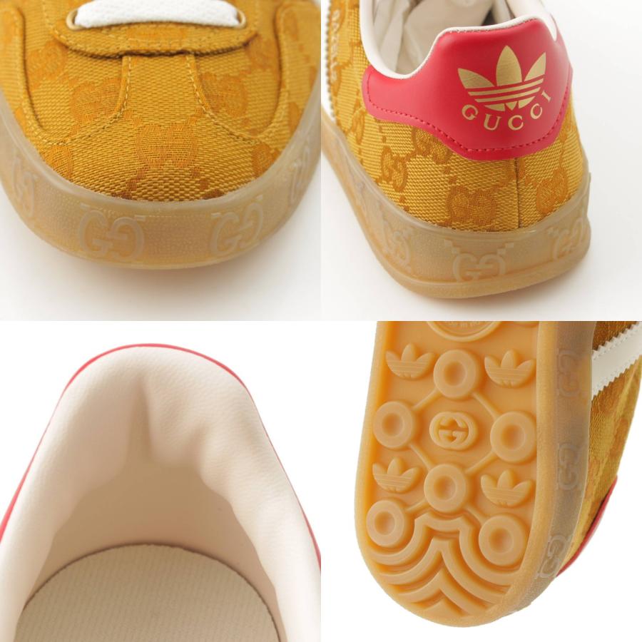 GUCCI 【グッチ】Gucci adidas コラボ ガゼル GGキャンバス スニーカー 