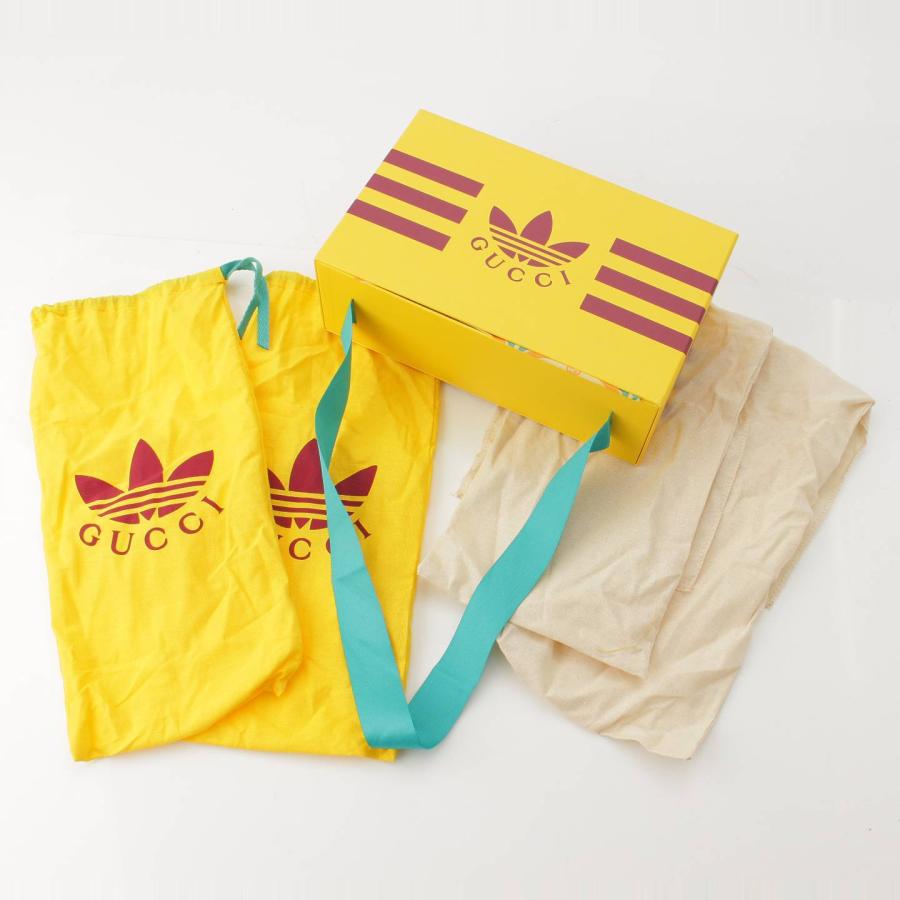 GUCCI 【グッチ】Gucci adidas コラボ ガゼル GGキャンバス スニーカー 