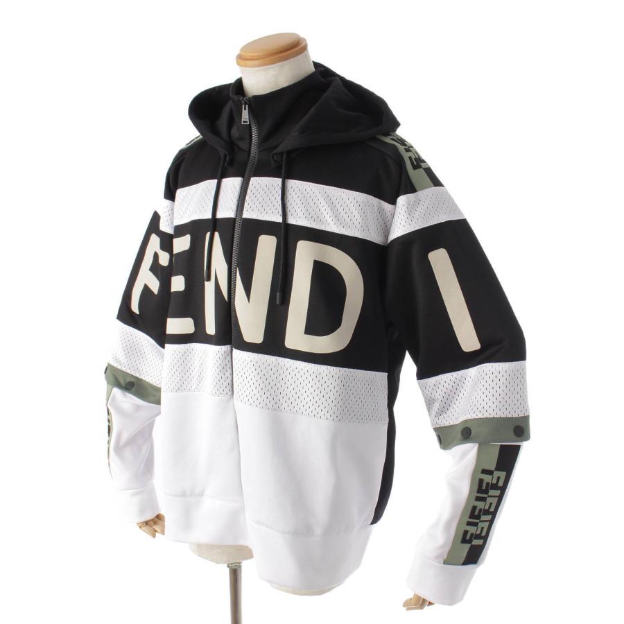 FENDI 【フェンディ】Fendi メンズ 21SS ビッグロゴ メッシュ切替 