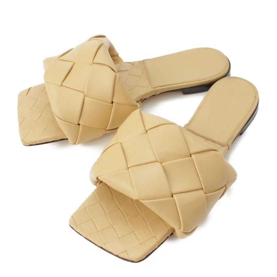 Bottega Veneta ボッテガヴェネタ　サンダル　リド　ベージュ　皮 Bottega Veneta ボッテガヴェネタサンダルリドベージュ皮