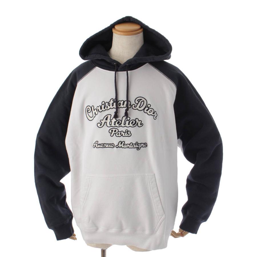 DIOR メンズ アトリエ刺繍入り スウェット パーカー Dior - ディオール DIOR CHRISTIAN DIOR ATELIER スウェットシャツ